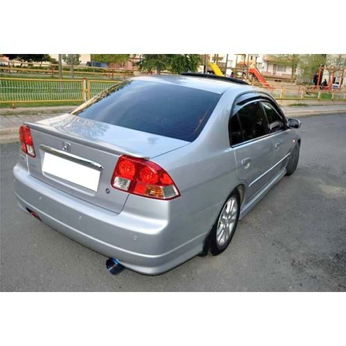 Civic Rear Trunk Spoiler Primer Painted Fiberglass / 2000-2005