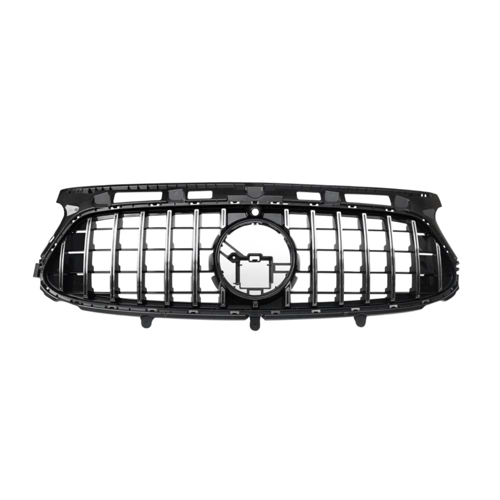 H247 GLA GTR Front Grille ABS / 2020-up (Chrome Line + Piano Black)