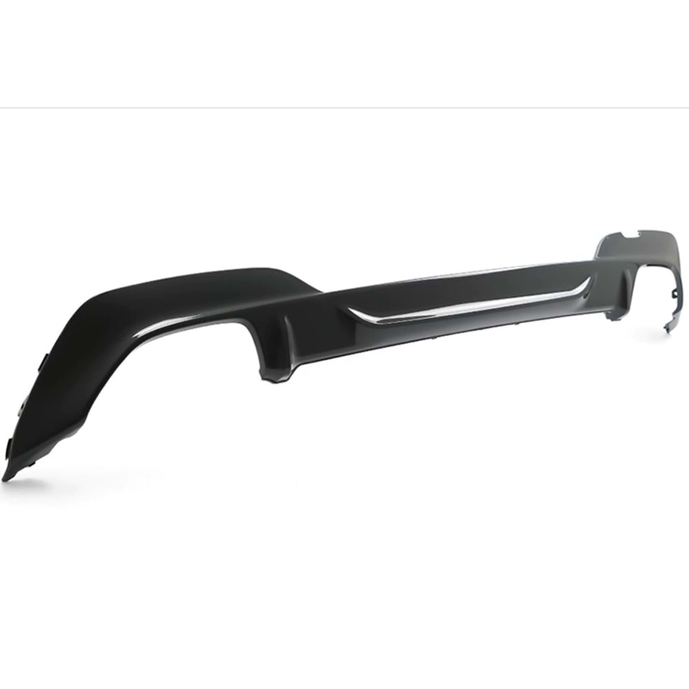 G20 340i Rear Diffuser Left+Right Single Output Piano Black ABS / 2019 - up