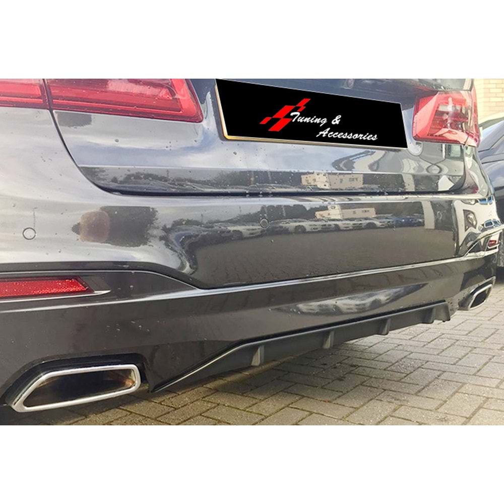 G30 M Performance Diffuser Gray ABS / 2017-2023 (R+L Double Output)
