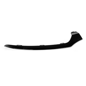 Bumper/AMG, Front Lower Trim/Right, Piano Black Surface, Oem St., ABS