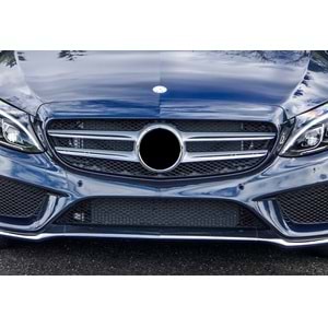 Bumper/AMG, Front Lower Trim/Centre, Chromee/Plating Surface, Oem St., ABS