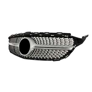 W205 Diamond Front Grille ABS / 2015-2018 (Grey)